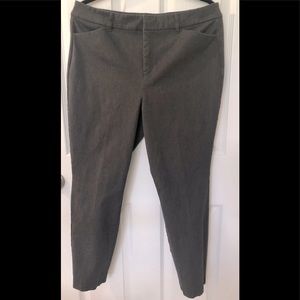 Old Navy High-Waisted Pixie Ankle Dark Grey Pants